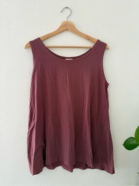 Butter Women's Sleeveless Tank Top — Dusty Plum